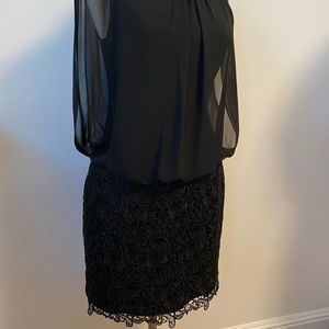 Beautiful Aidan by Aidan Mattox black dress